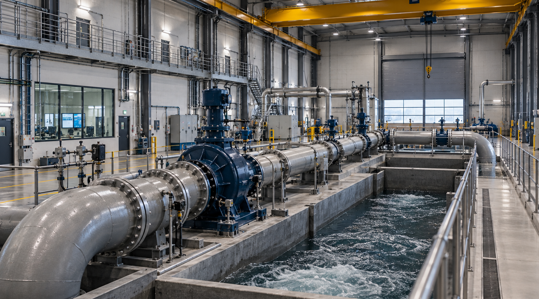 New hydraulic test facility