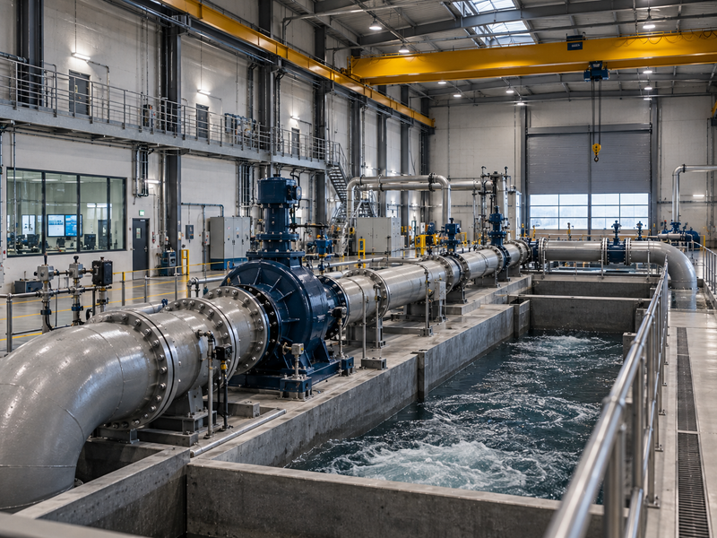 New hydraulic test facility
