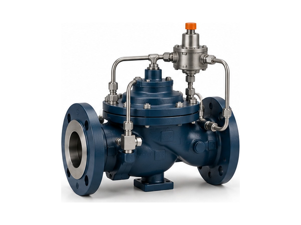 PR pilot-operated pressure-reducing valve