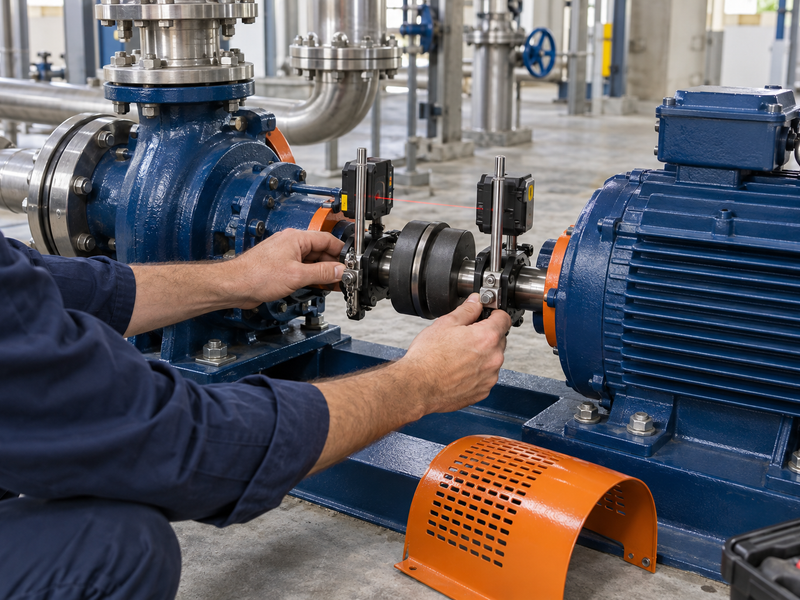 Laser alignment during commissioning